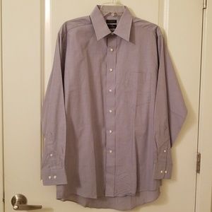 Men's Covington Light Gray Dress Shirt